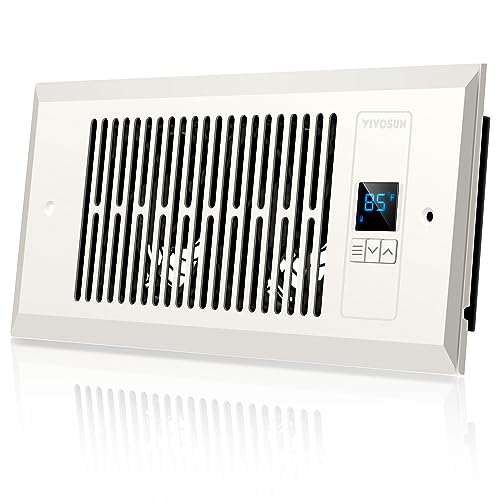 Quiet Register Booster Fan 4”×10” with Intelligent Thermostat Control N92626
