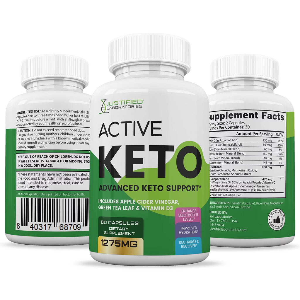 Keto ACV Pills 1275mg Dietary Supplement 180 Capsules A99385