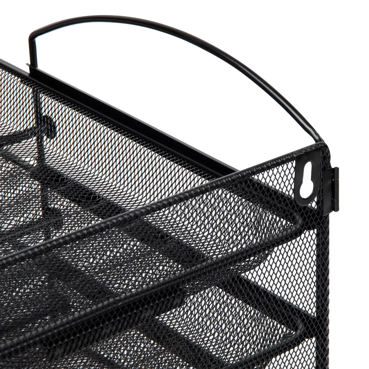 Black Metal Mesh Paper Tray F834716