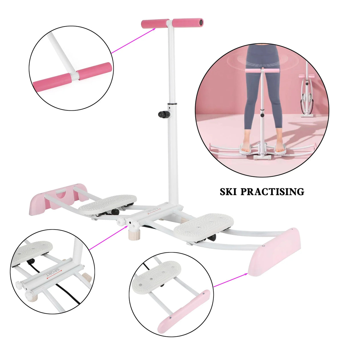 Ski Exercise Machine Leg Trainer Q86190
