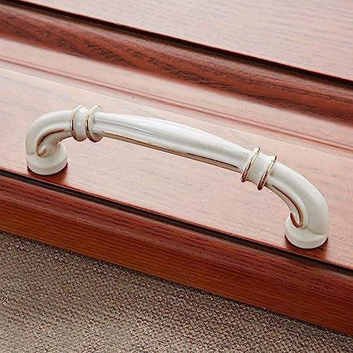 6 Pcs Vintage Ceramic Drawer Knobs F581106