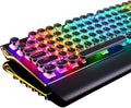 Black 108-Key Mechanical Gaming Keyboard with RGB Backlit B169069