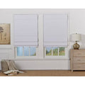 White Insulating Cordless Room Darkening Roman Shade U460