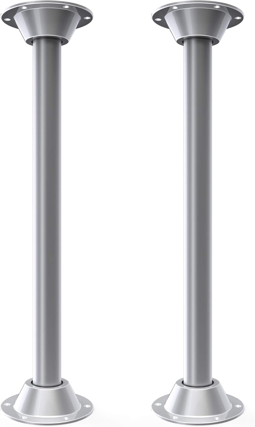Black Surface Mount Table Leg System Two Pack N457042