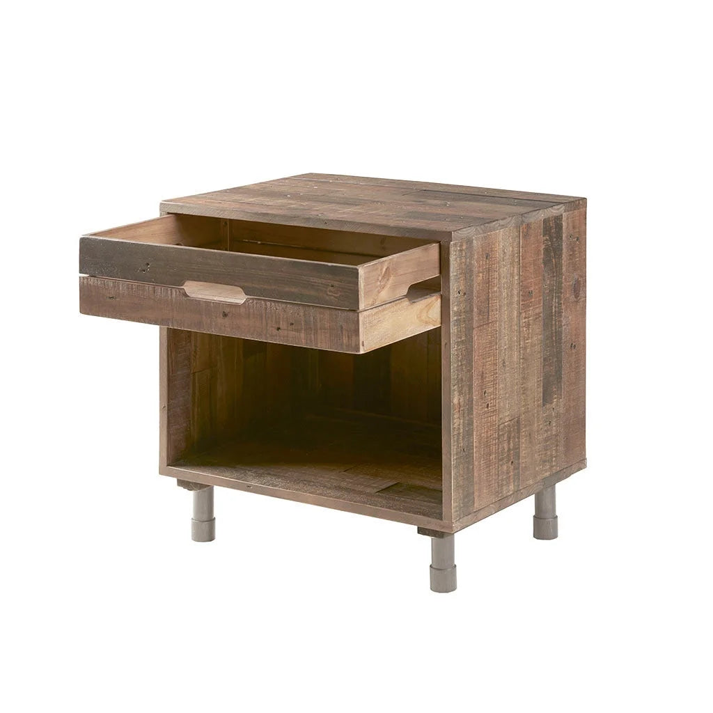 Solid Wood Nightstand Z87685