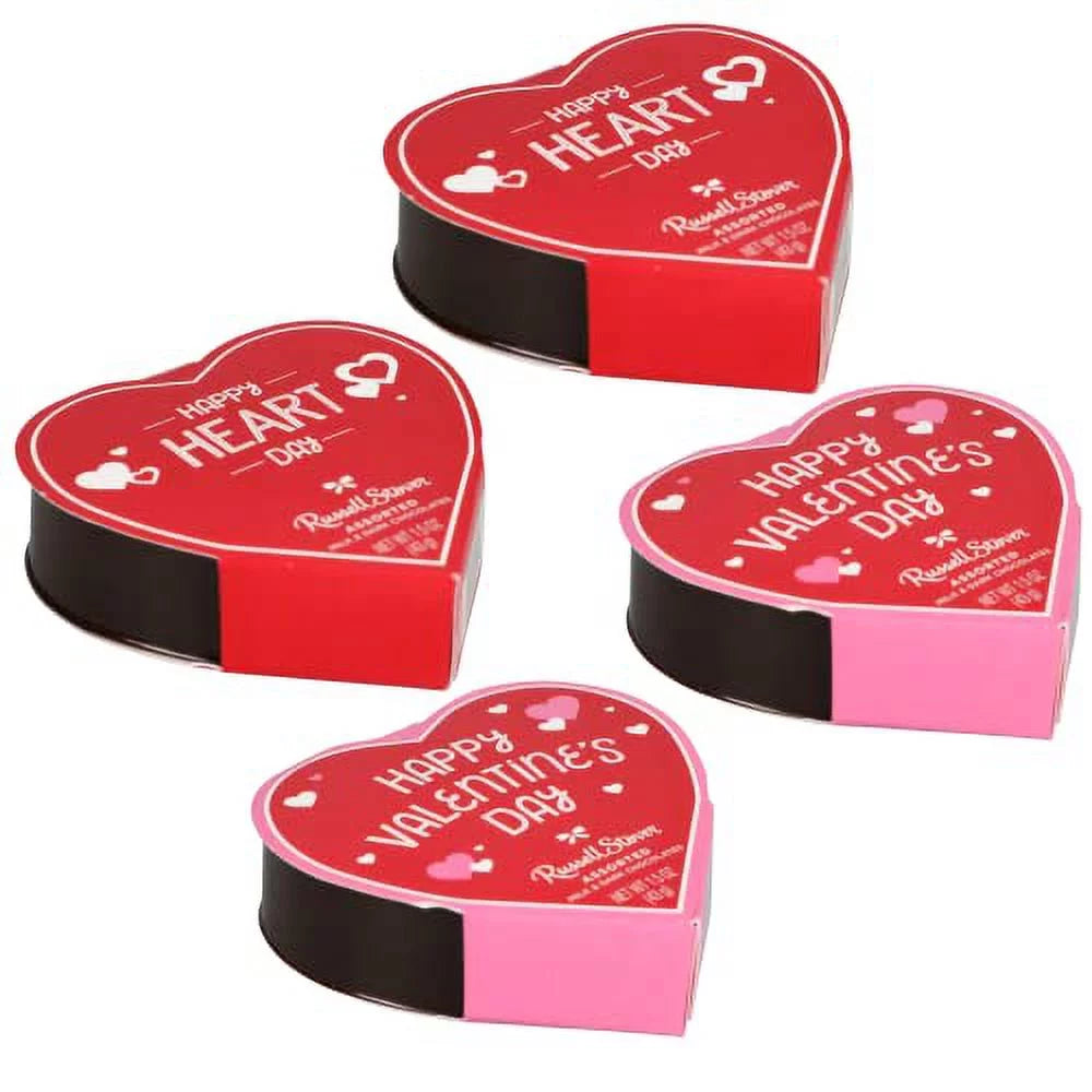 Heart Shaped Chocolate Gift Boxes Set Of 4 P6169