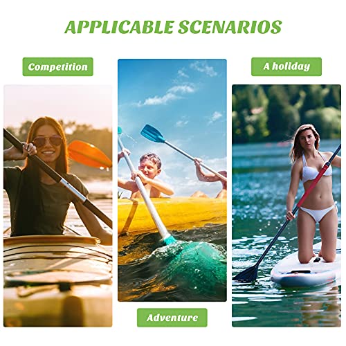 2Pcs Telescopic Kayak Paddle Plastic Aluminum Alloy J6646