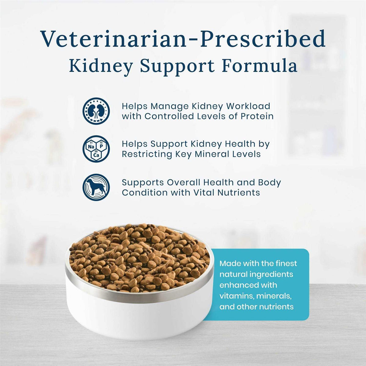 Natural Veterinary Diet KS Kidney Support Dry Dog Food U92754