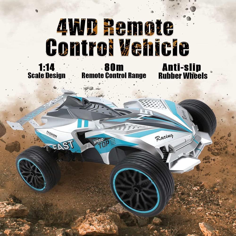 Remote Control Car with Colorful Led Lights and Rechargeable Battery A6108