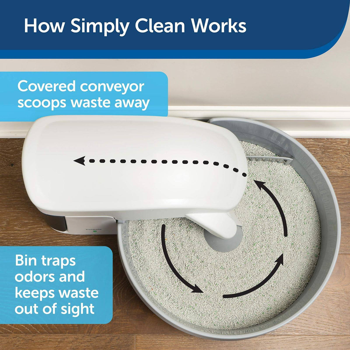 Self-Cleaning Cat Litter Box X8705
