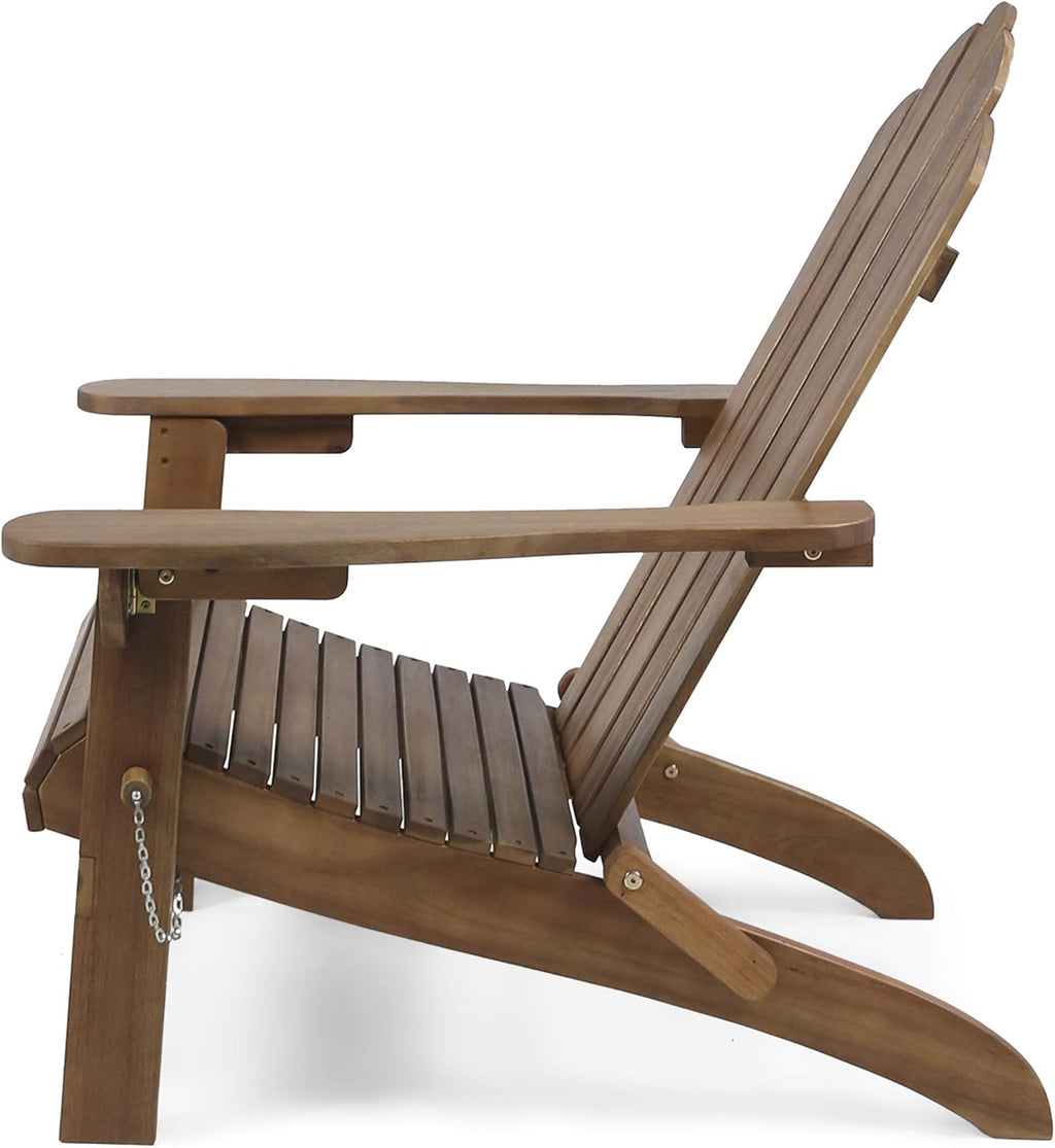 Foldable Acacia Wood Adirondack Chair Y81824