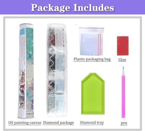 5D Diamond Painting Kit (13.78 X13.78 inch) E78884