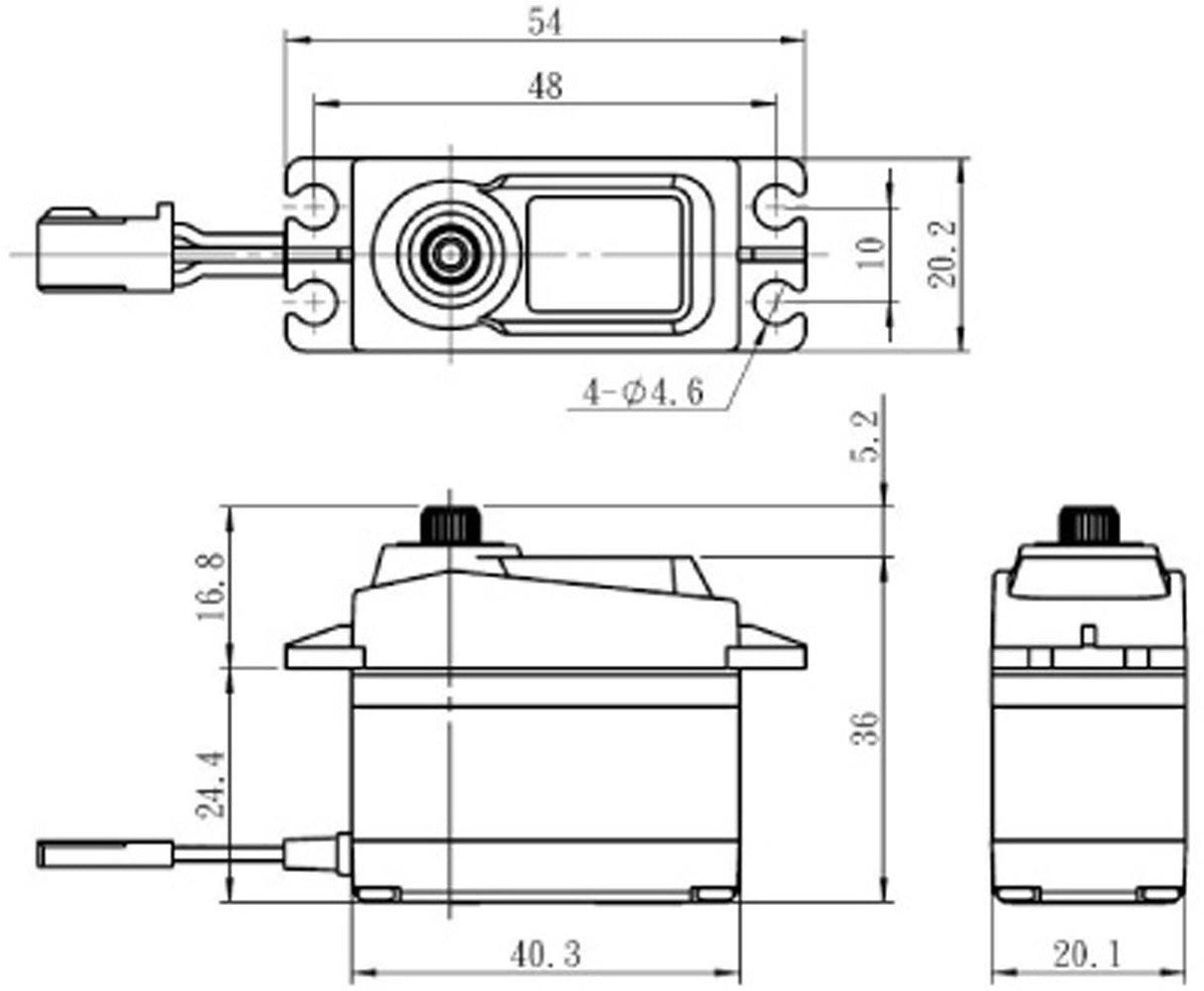 Super Speed Titanium Gear Digital Servo M533