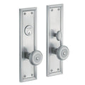 Satin Chrome Single Cylinder Mortise Handleset Trim Set K994733