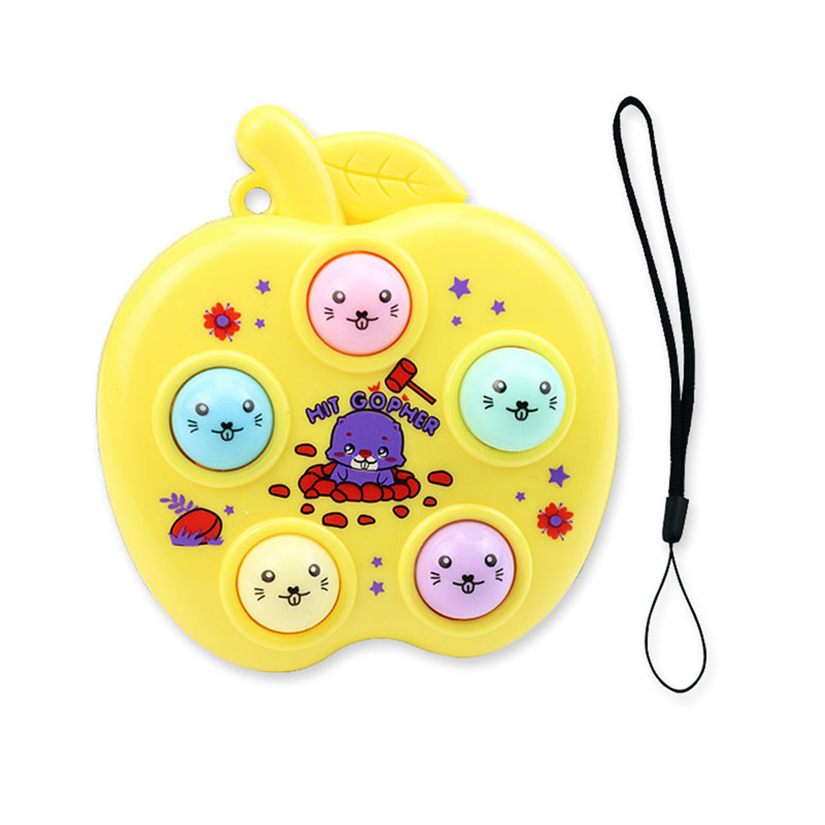 Mini Portable Whack-a-mole Game Console Keychain H690654