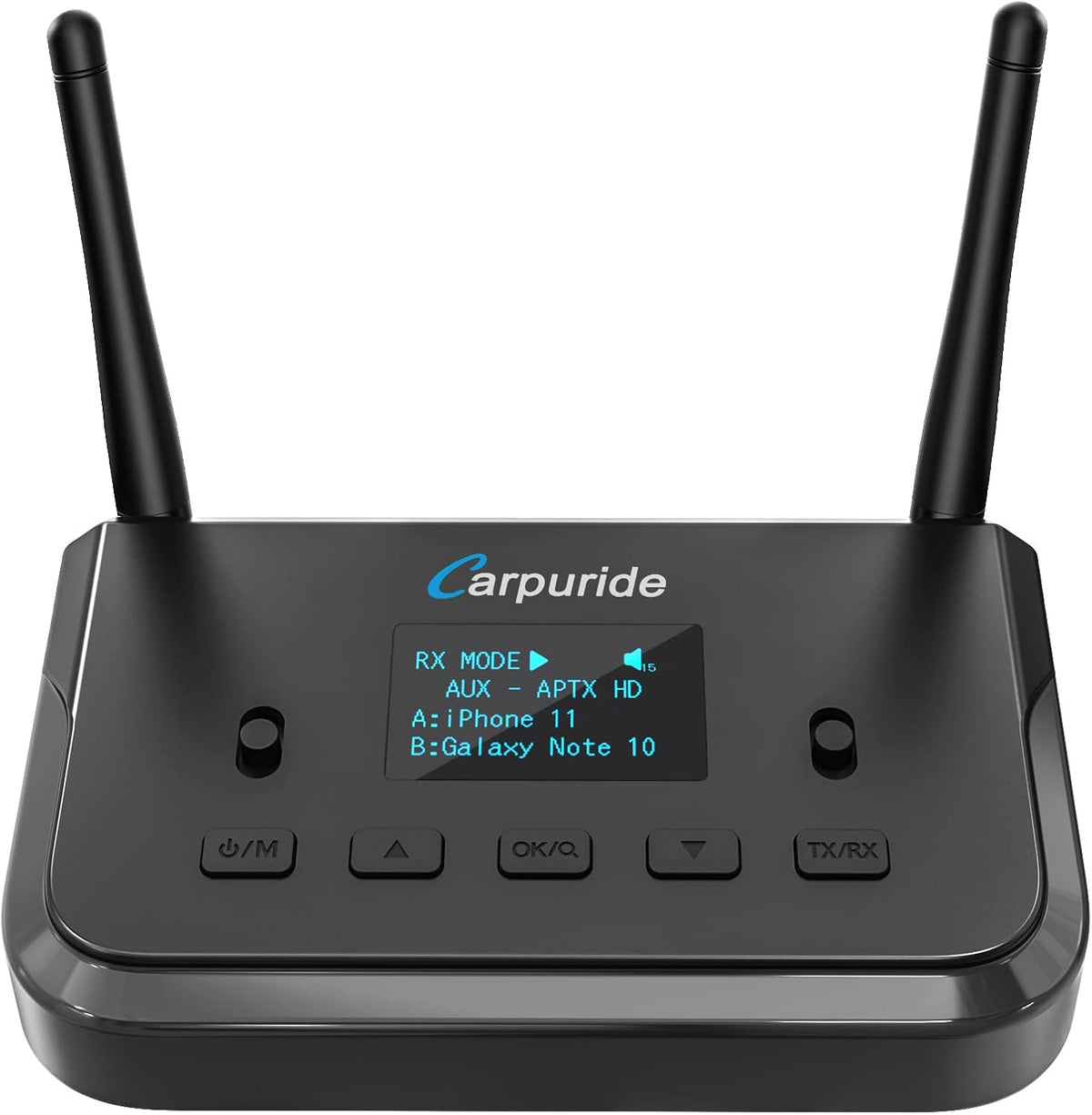 Bluetooth 5.0 Audio Adapter with Screen, Optical RCA AUX Coaxial M4397