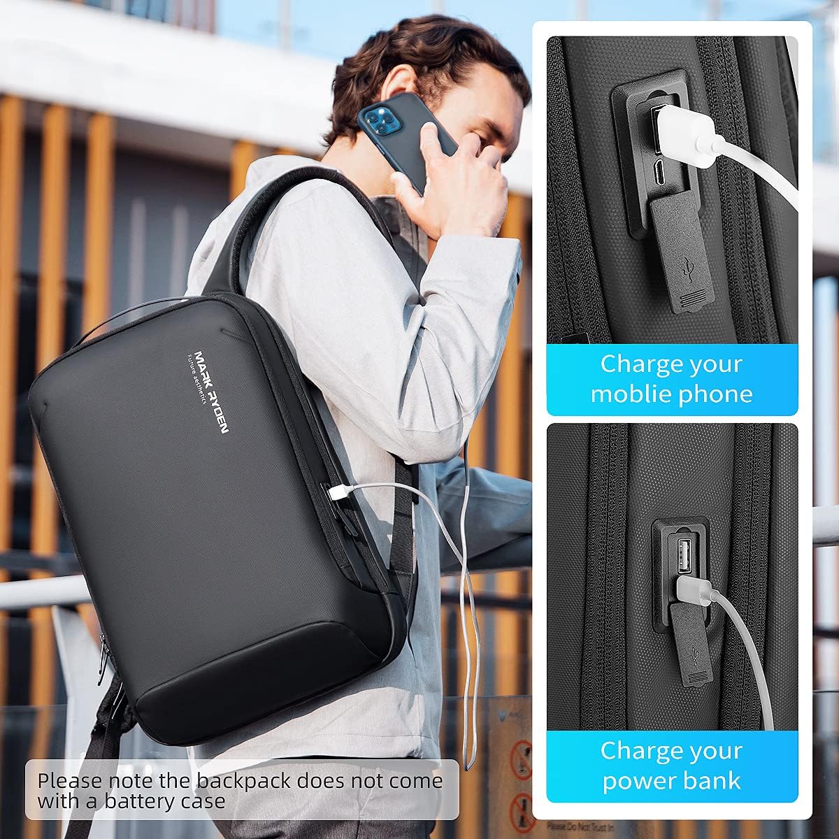 Hard Shell Laptop Backpack for 17.3inch PC N125