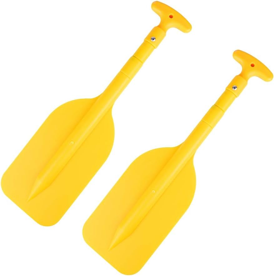 2Pcs Telescopic Kayak Paddle Plastic Aluminum Alloy J6646