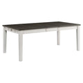 White Dining Table with Storage E6560