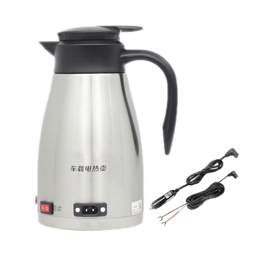 12V Stainless Steel Car Electric Kettle 1300ml H35855
