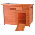 Brown Duck Coop with Ramp Q9020