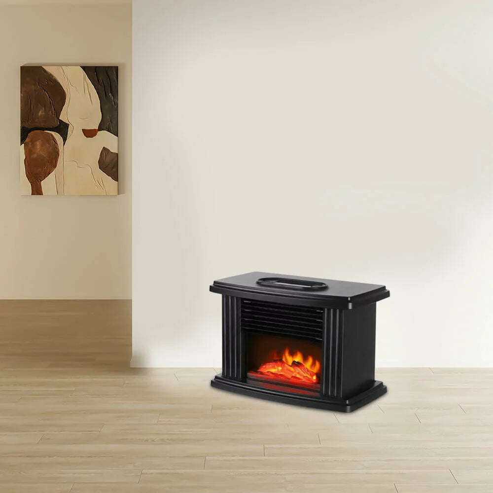 1000W Mini Electric Fireplace Stove Heater H74410
