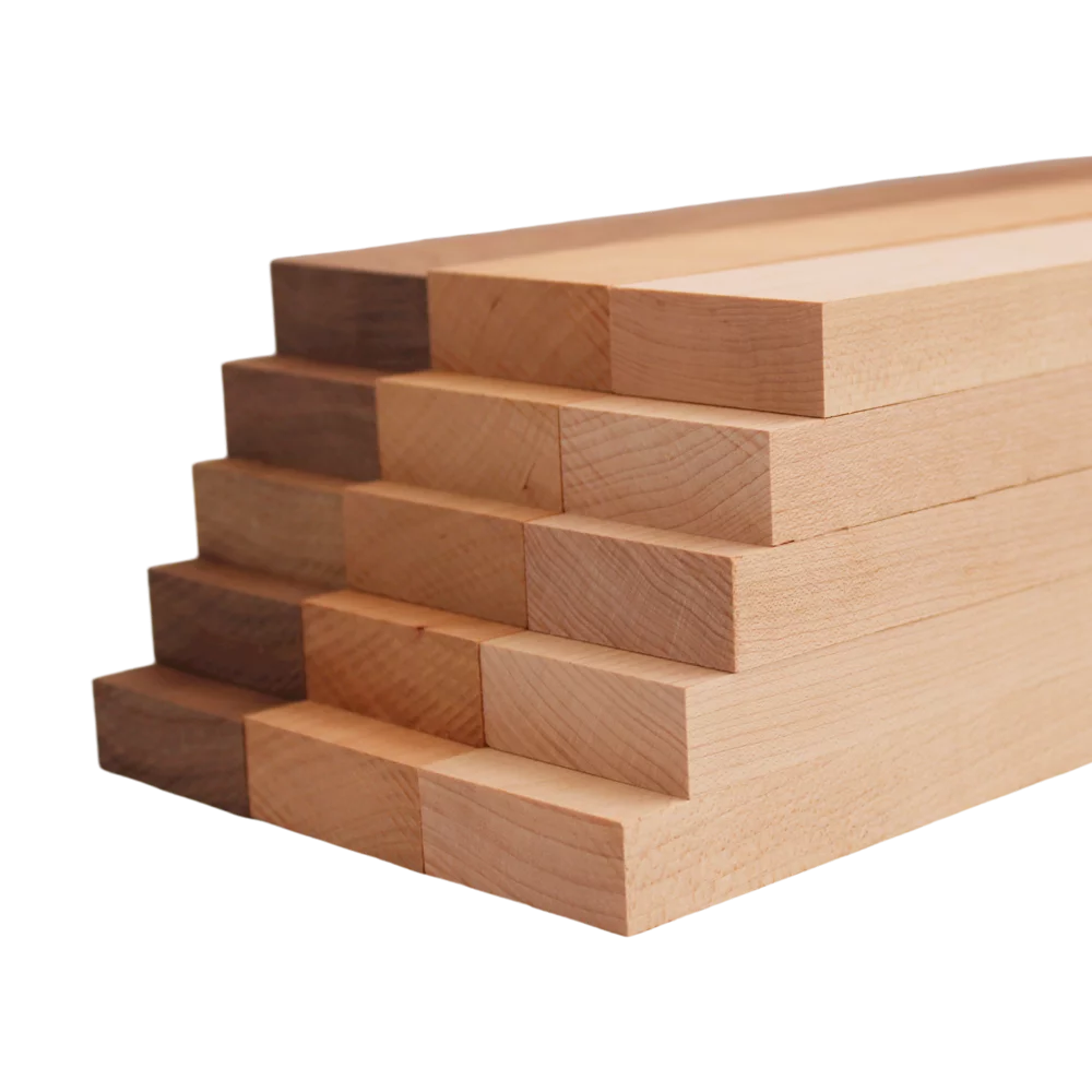 Walnut Maple Cherry Boards 3/4" x 2" 15 Pcs O4287