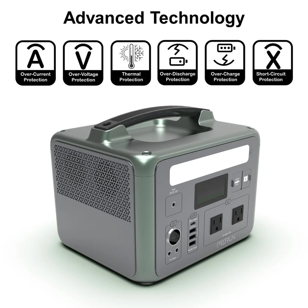 1200 Peak Starting Watts 600W Continuous Portable Power Station I809