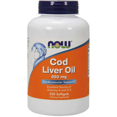 Cod Liver Oil 650mg 250sg V592