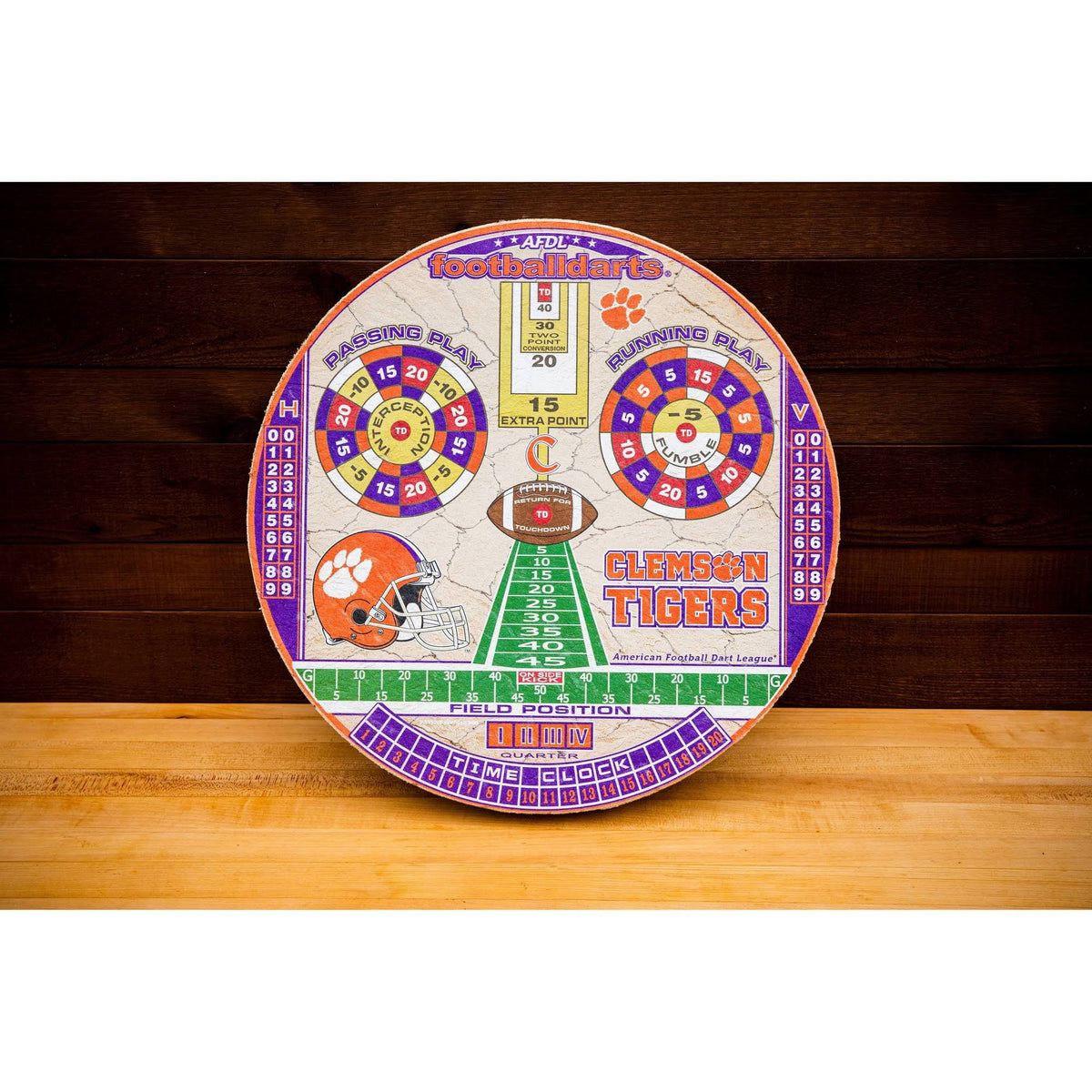 Clemson Tigers Football Dartboard U74180