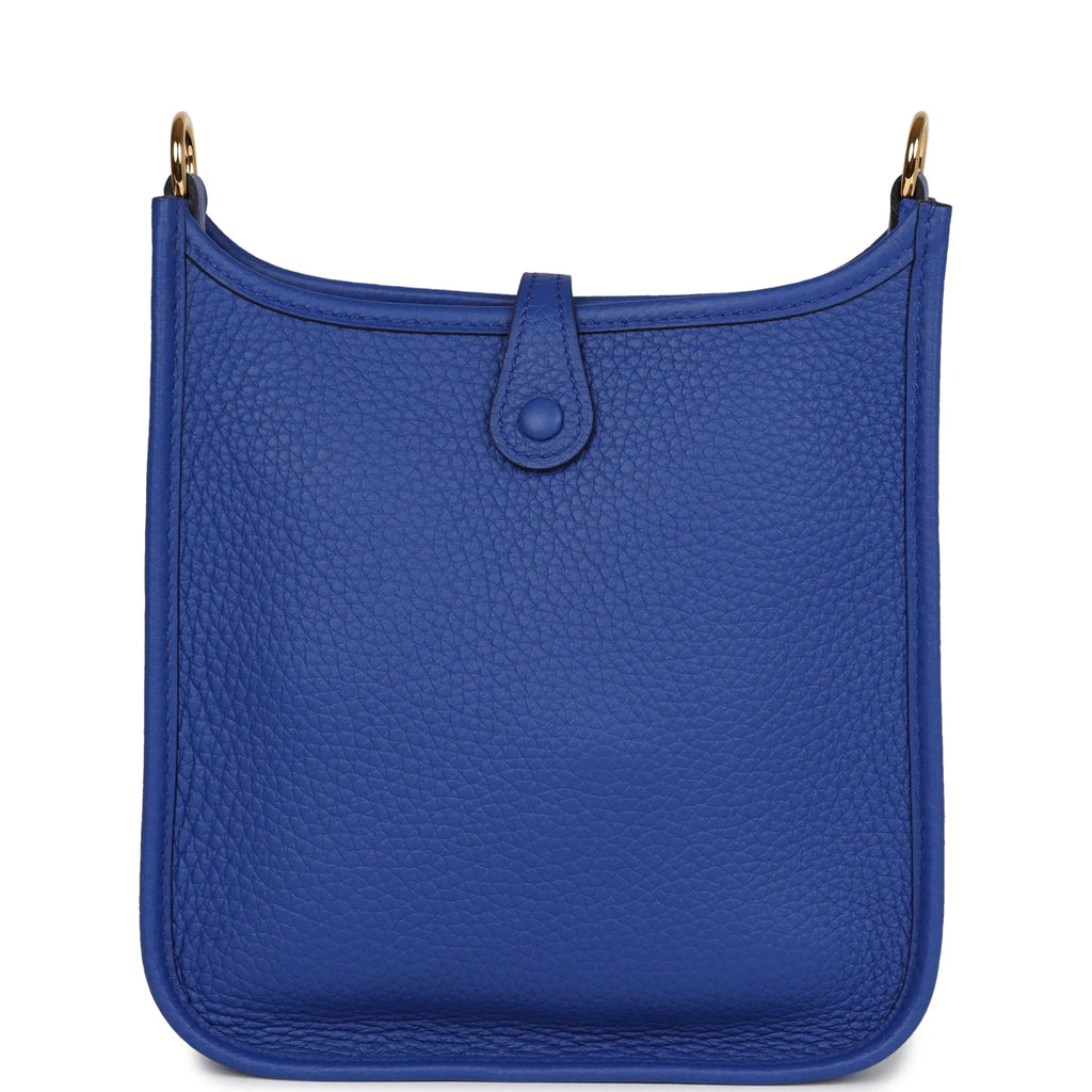 Bleu Royal Clemence Leather Bag I4033