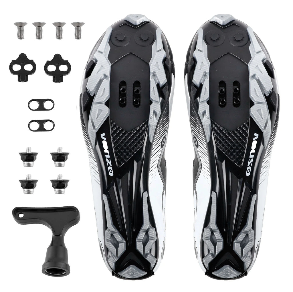 Men's Cycling Shoes With Pedals & Cleats - Size 49 V498121