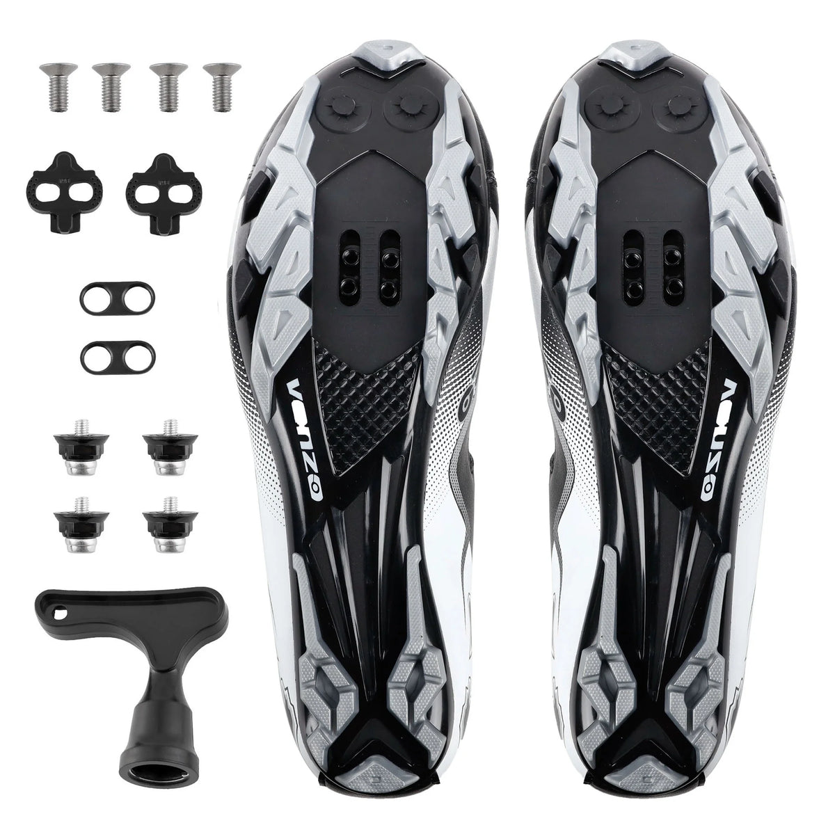 Men's Cycling Shoes With Pedals & Cleats - Size 49 V498121