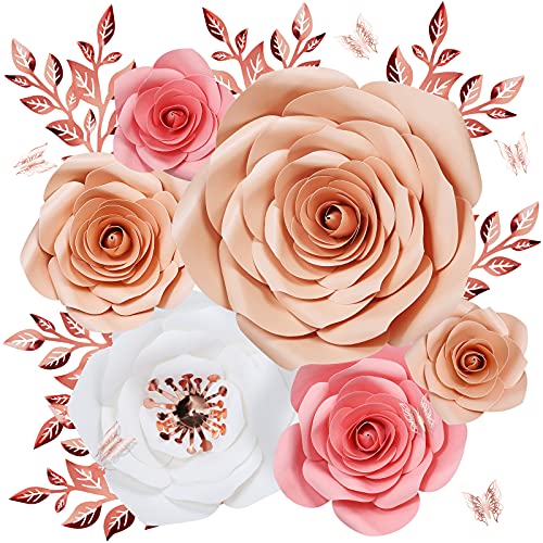 Large 3D Artificial Paper Flower Wall Decor K9050