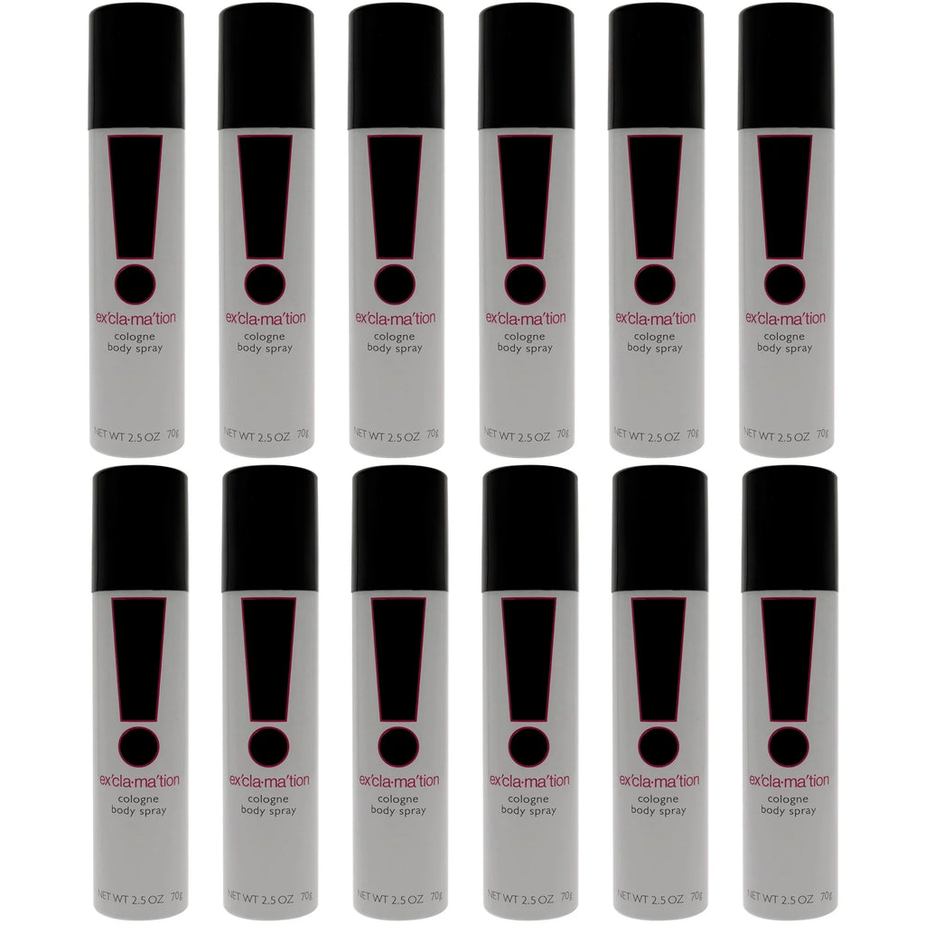 12 Pack 2.5 Fl Oz Cologne Body Spray J610