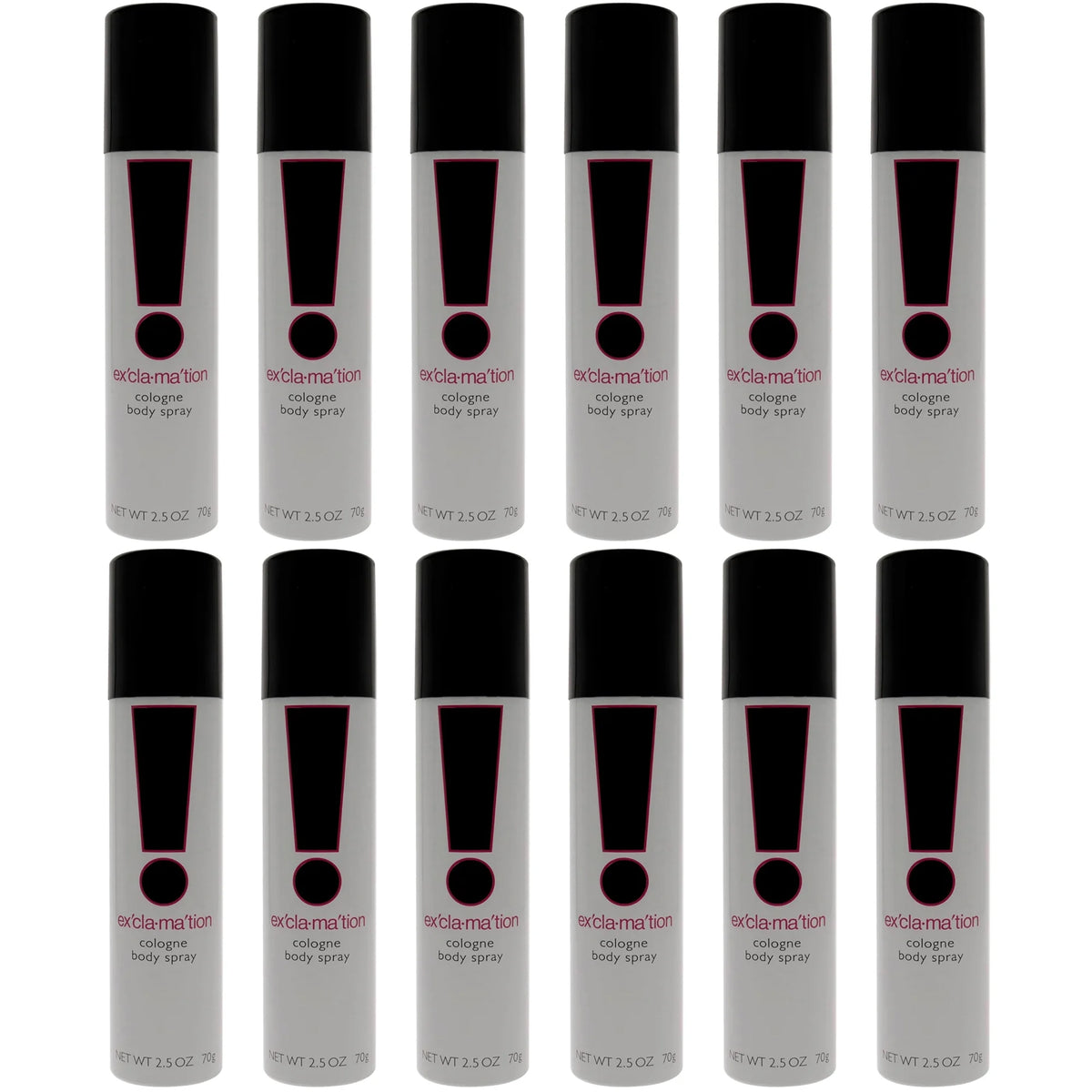 12 Pack 2.5 Fl Oz Cologne Body Spray J610