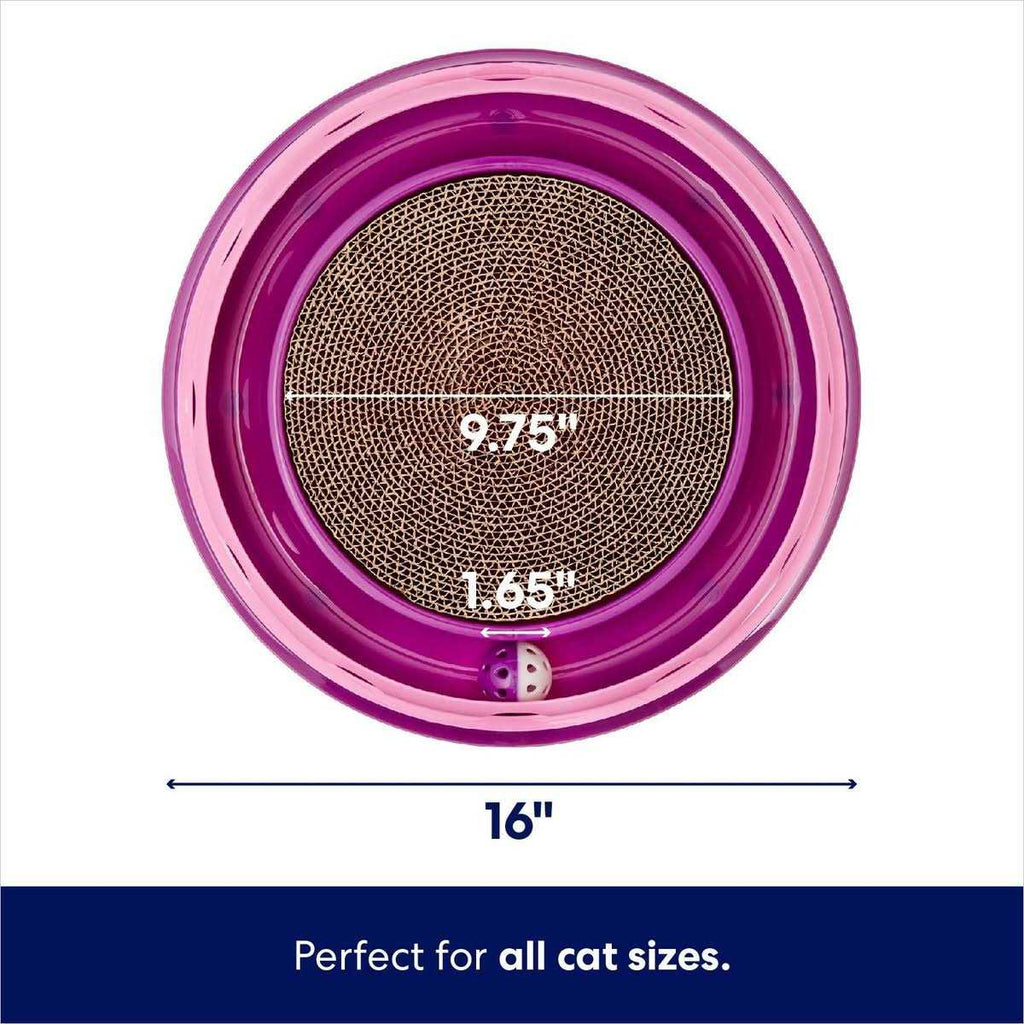 Scratch & Roll Scratcher Cat Toy with Catnip K25719