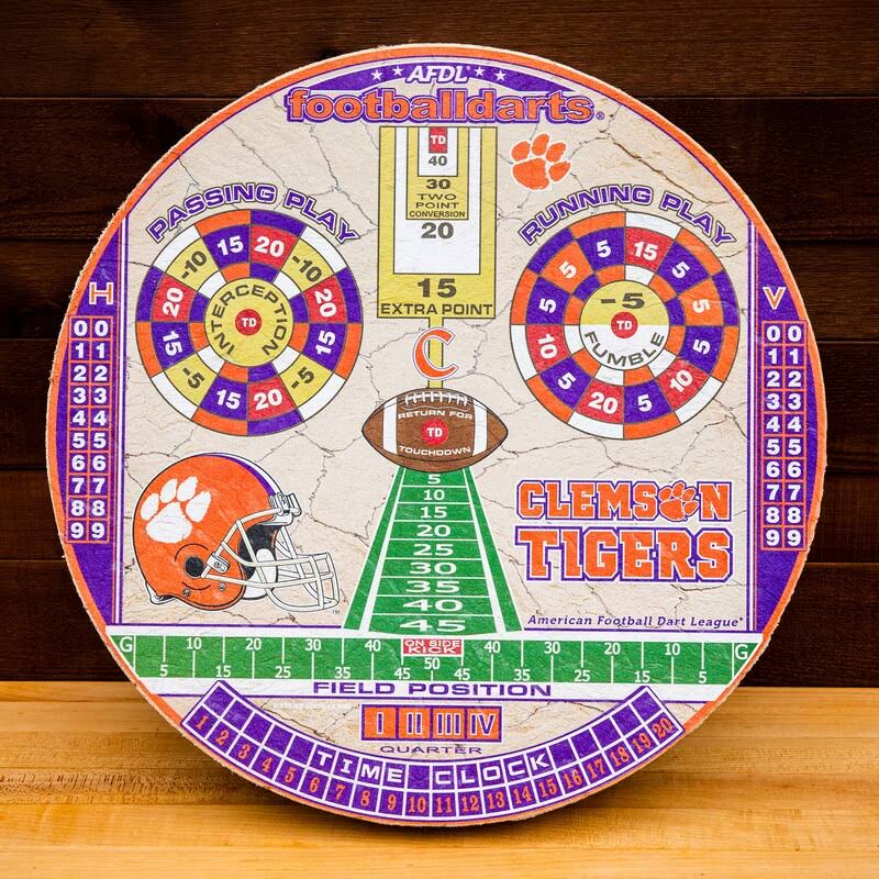 Clemson Tigers Football Dartboard U74180