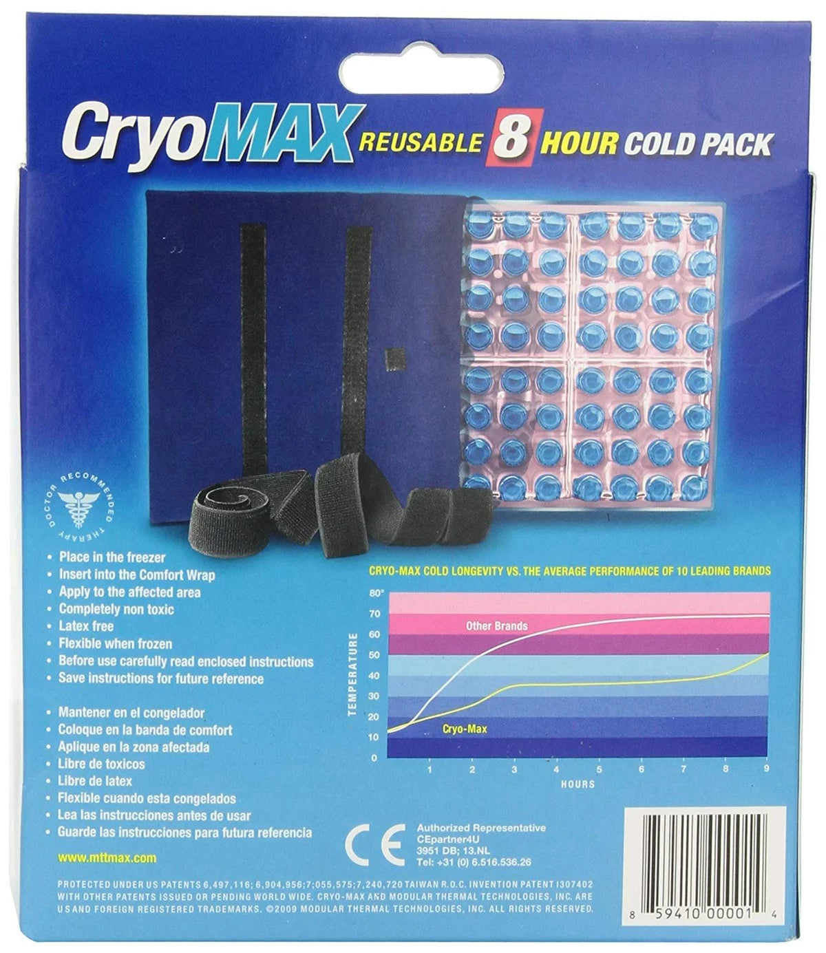 Reusable Cold Pack 8 Hour Large 12 X 12 T712721