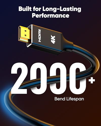4K HDMI Cable 50ft CL3 Rated 18Gbps H22356