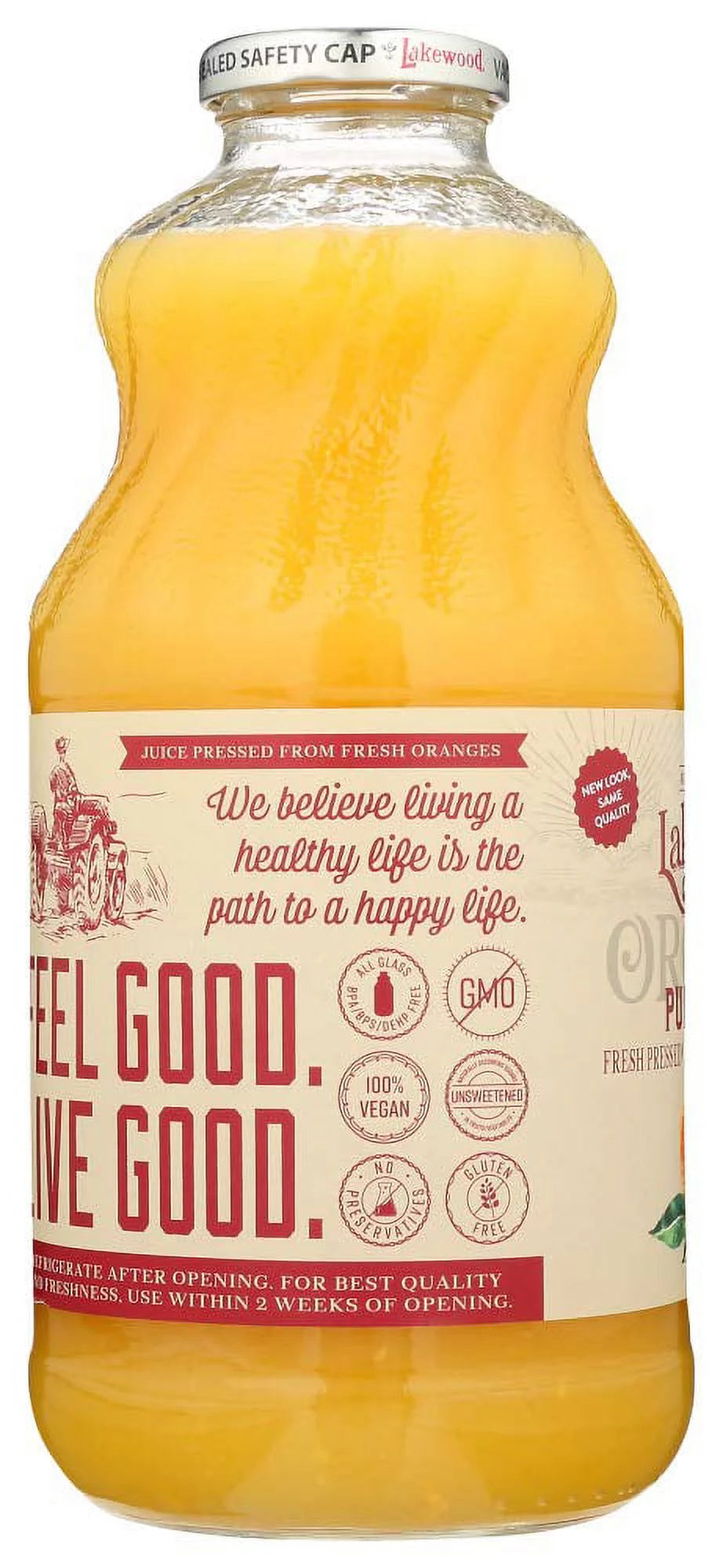 Organic Orange Juice 32 fl oz Pack of 2 O5886