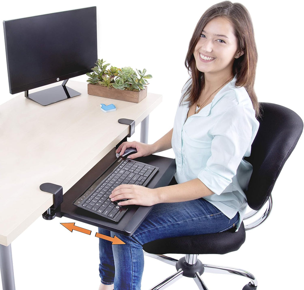 Small Clamp On Keyboard Tray, 20 x 11.75'' B305