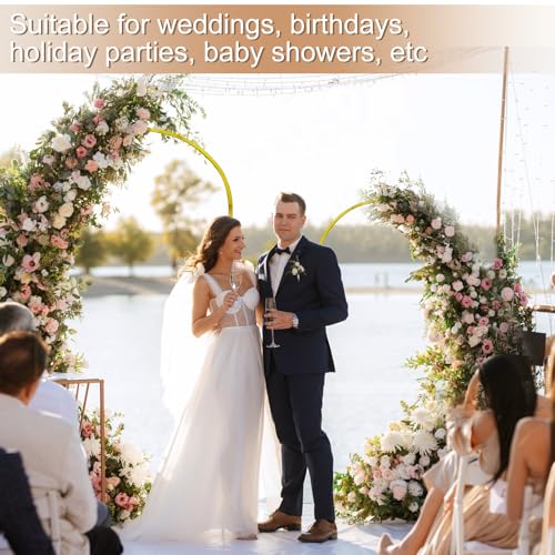 Gold Metal Arch Backdrop Stand Set of 3 O4161