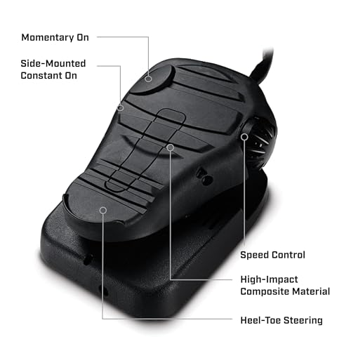 45 Lb. Thrust 45 In. Shaft Freshwater Electric Trolling Motor with Foot Pedal Control E121113