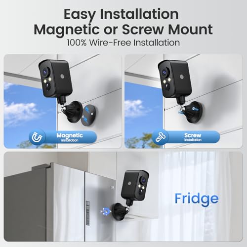 Wireless Outdoor Security Camera, 2K, Night Vision, IP65 L691