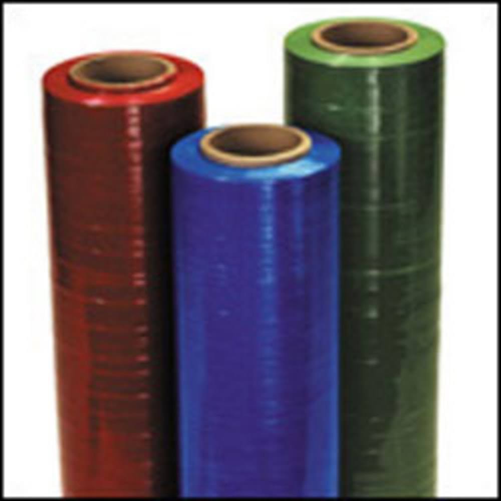 Red 80 Gauge Hand Stretch Film Pack of 4 W45778