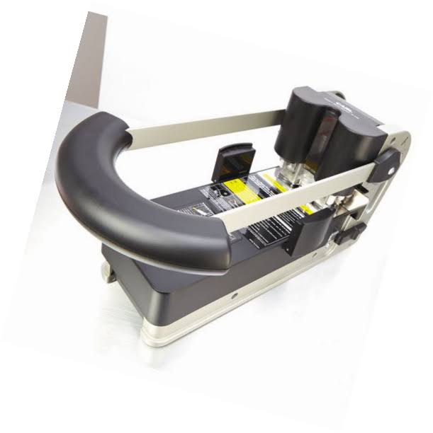 Extra Heavy-Duty Two-Hole Punch, 300 Sheets, Gray Q698