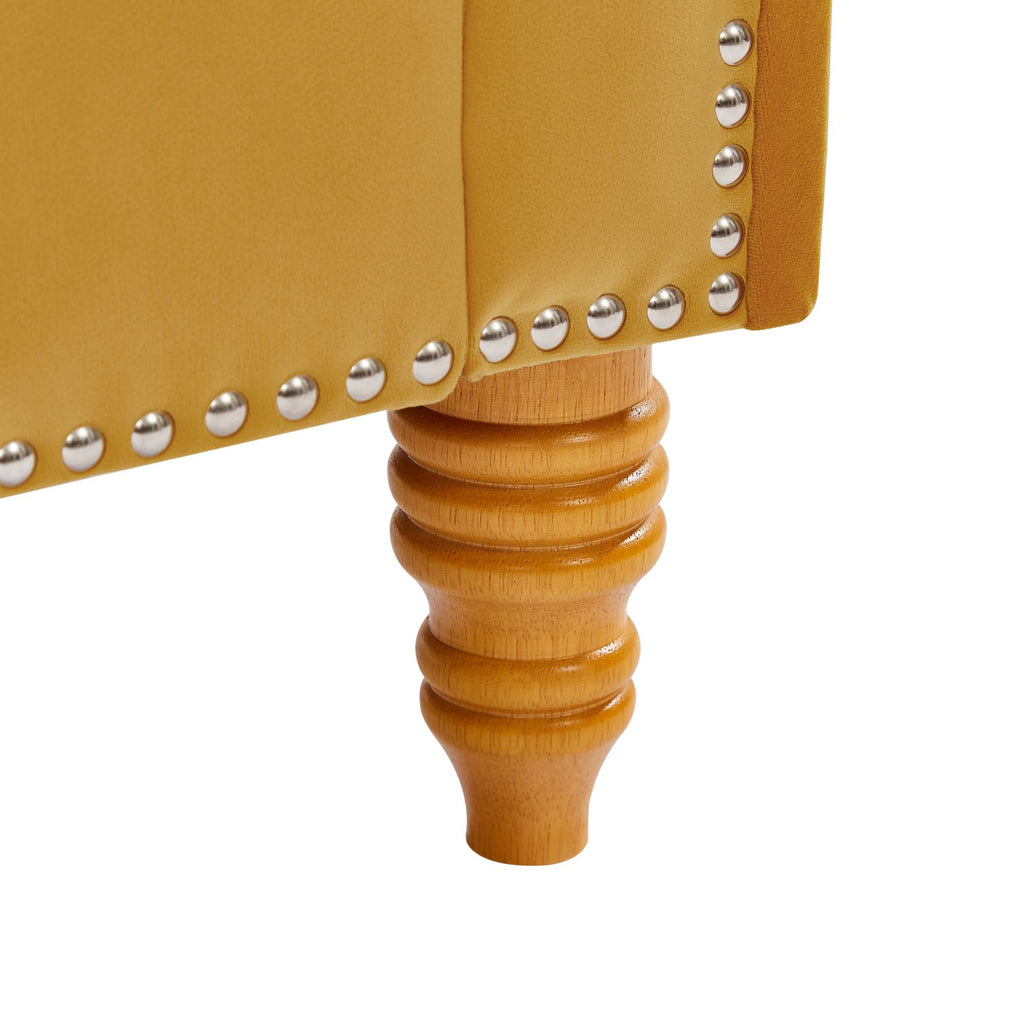 Velvet U Shape Backrest Sofa with Storage J6829