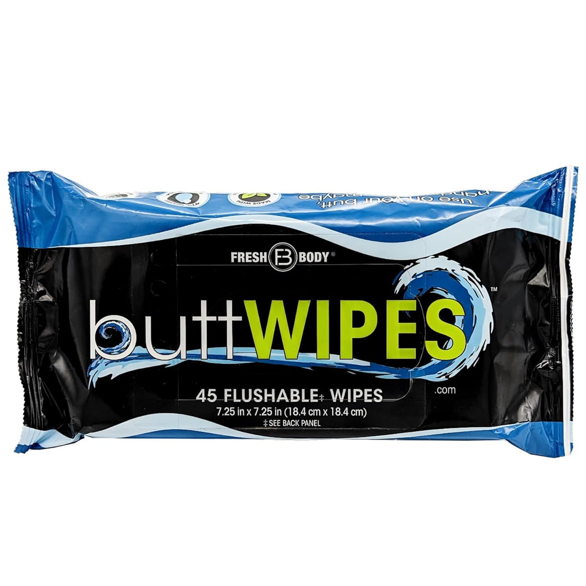 Flushable Wipes (1 Pack, 45 wipes) M445