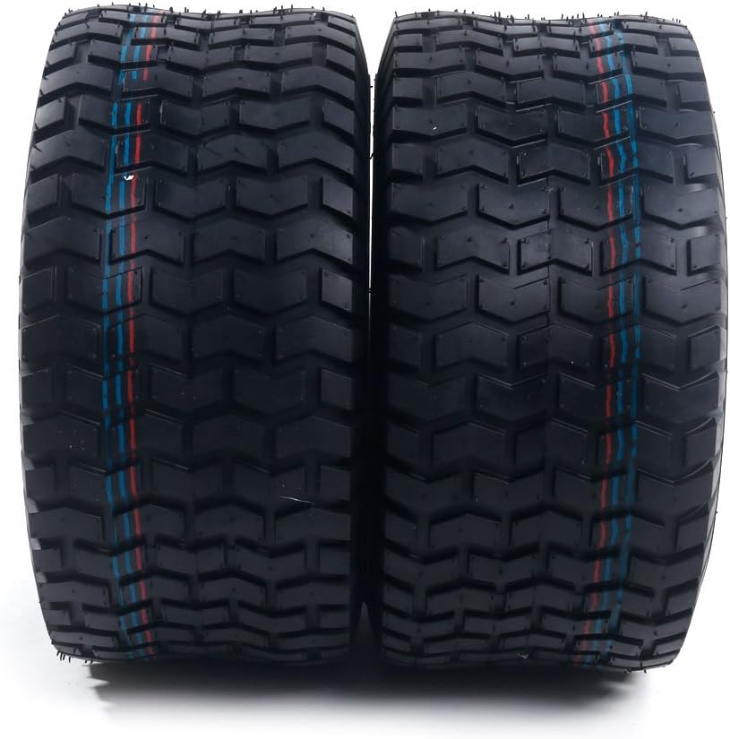 2Pcs 15x6.00-6 4PLY Turf Lawn Mower Go Kart Tires Q3328